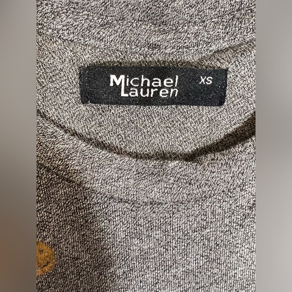 Michael Lauren Gray Smiley Face Tank Top XS NWT - Picture 2 of 5